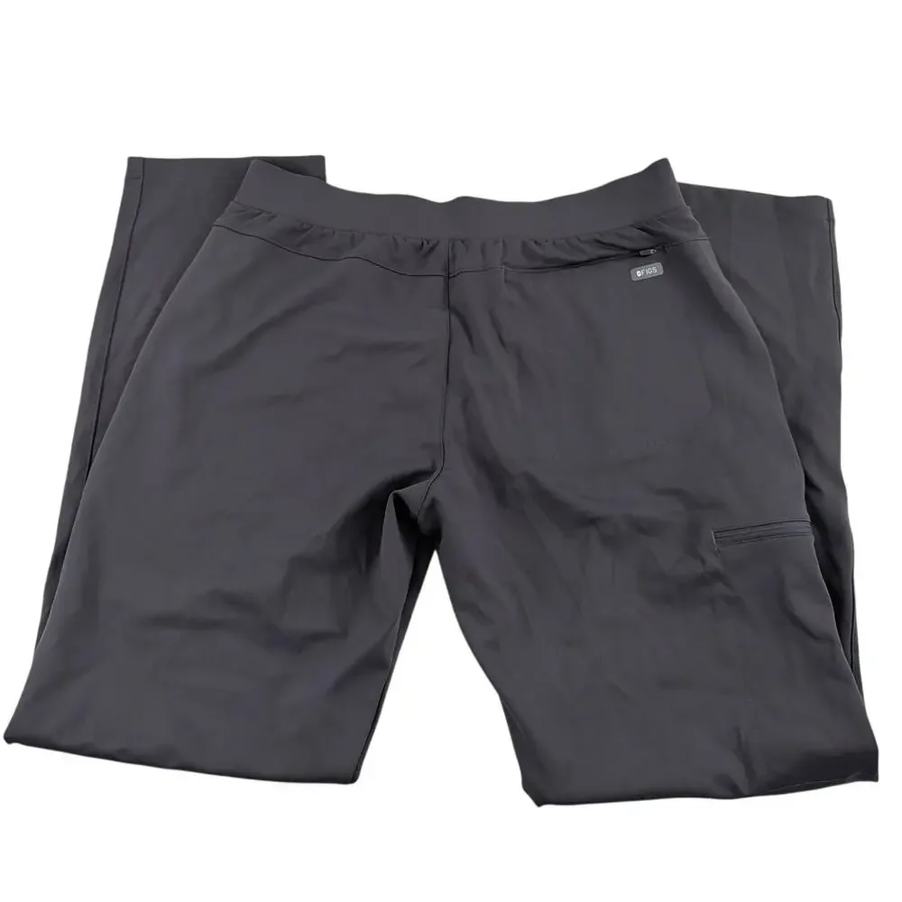 Figs Charcoal Pierre Formx Slim Tapered Scrub Pants Size XLT